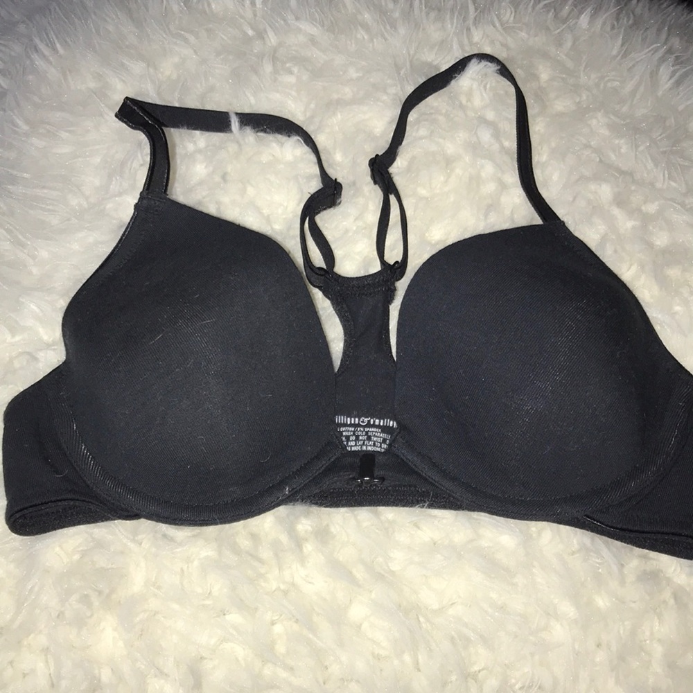 Black Razorback Bra